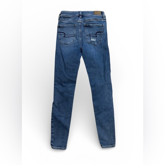 American Eagle Next Level Stretch Skinny Jeans Distressed 4 - Picture 2 of 6